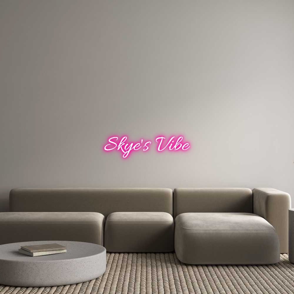 Custom Neon Text - Skye's Vibe