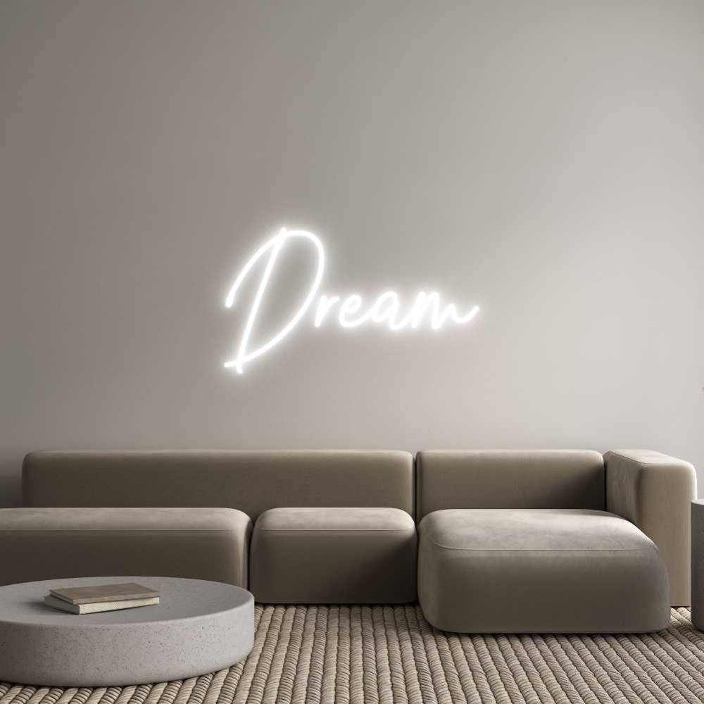 Custom Neon Text - Dream