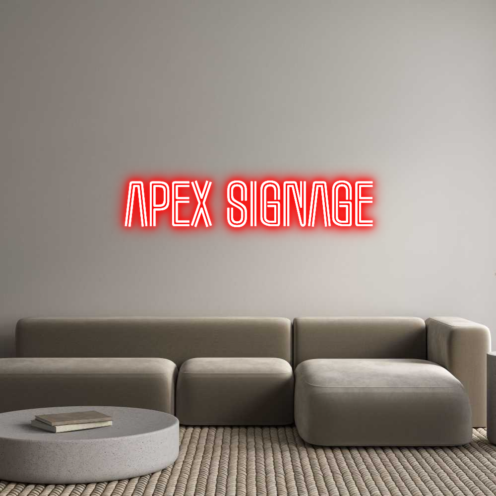 Custom Neon Text - Apex Signage