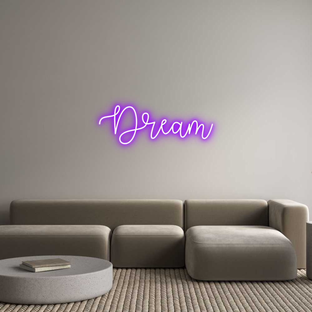 Custom Neon Text - Dream