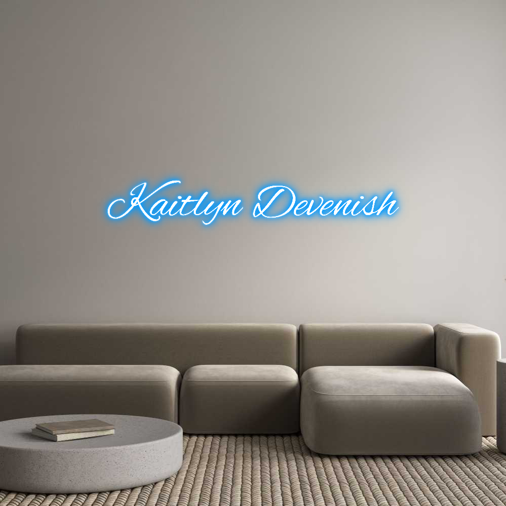 Custom Neon Text - Kaitlyn Deven...
