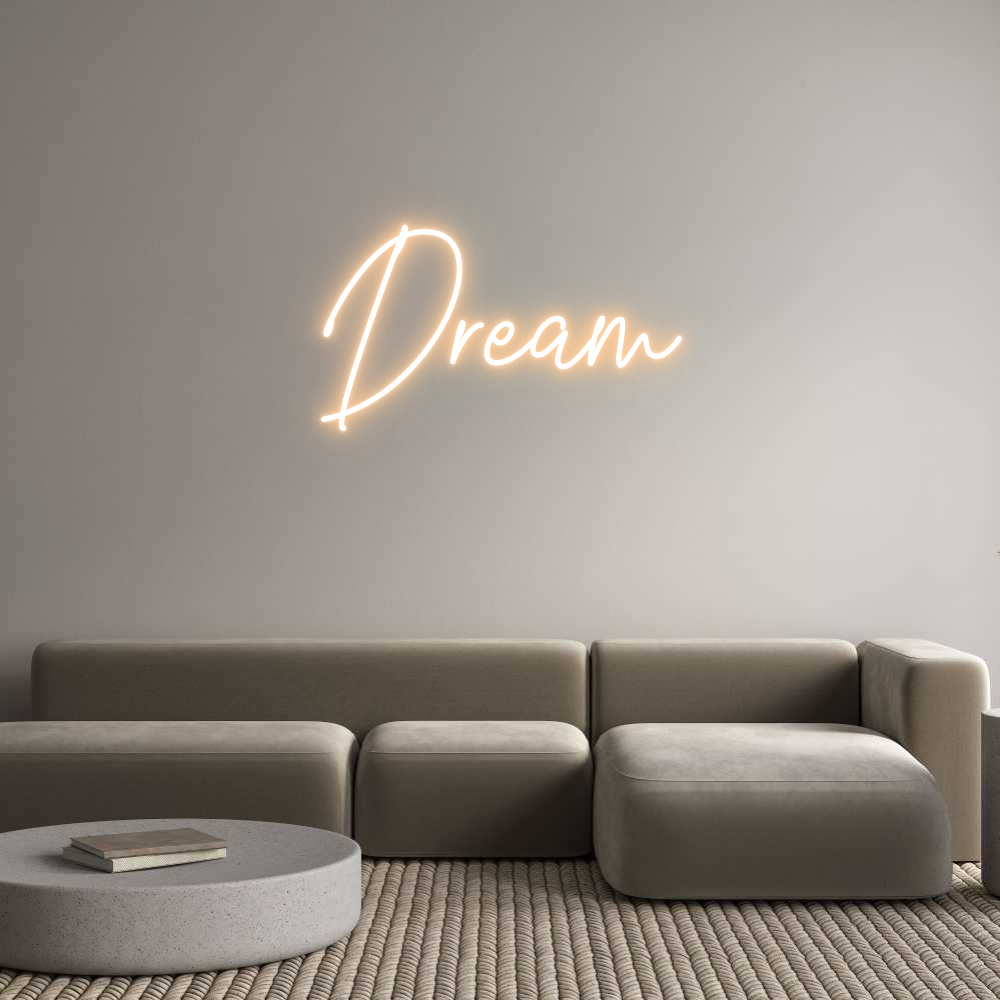 Custom Neon Text - Dream