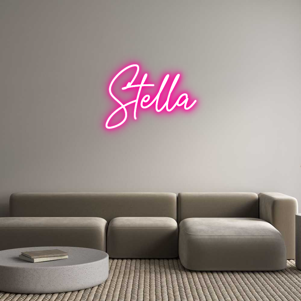 Custom Neon Text - Stella