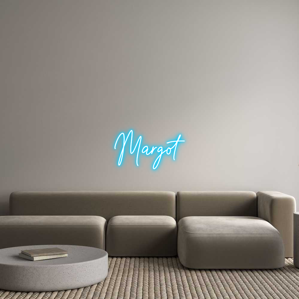 Custom Neon Text - Margot