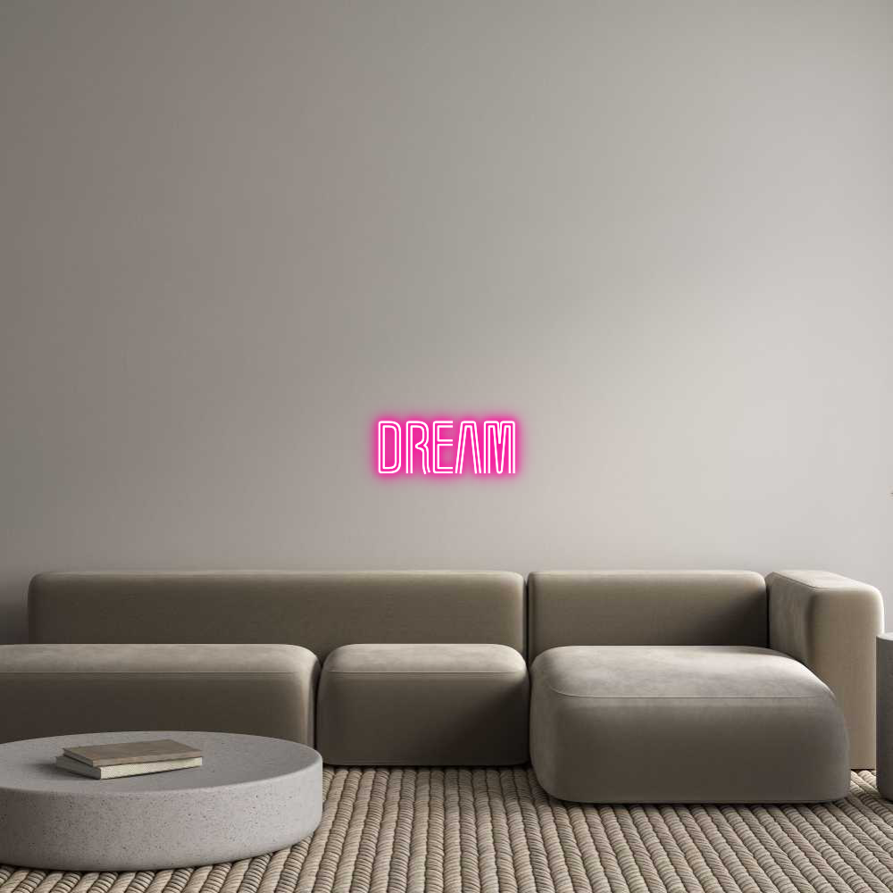 Custom Neon Text - Dream
