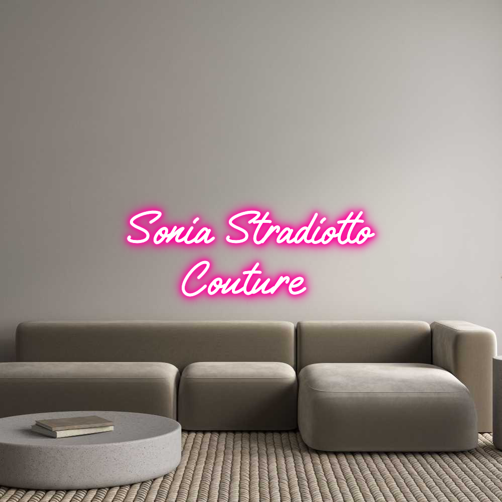 Custom Neon Text - Sonia Stradio...