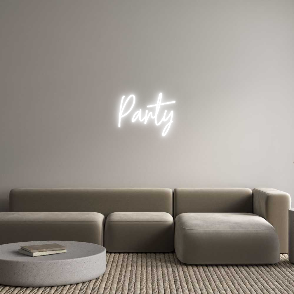 Custom Neon Text - Party