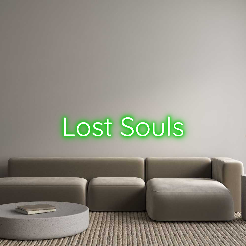 Custom Neon Text - Lost Souls