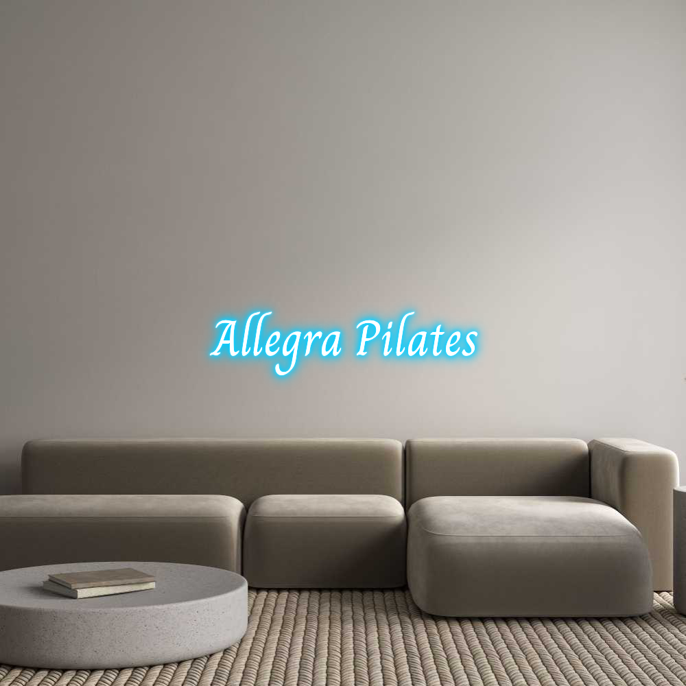 Custom Neon Text - Allegra Pilat...