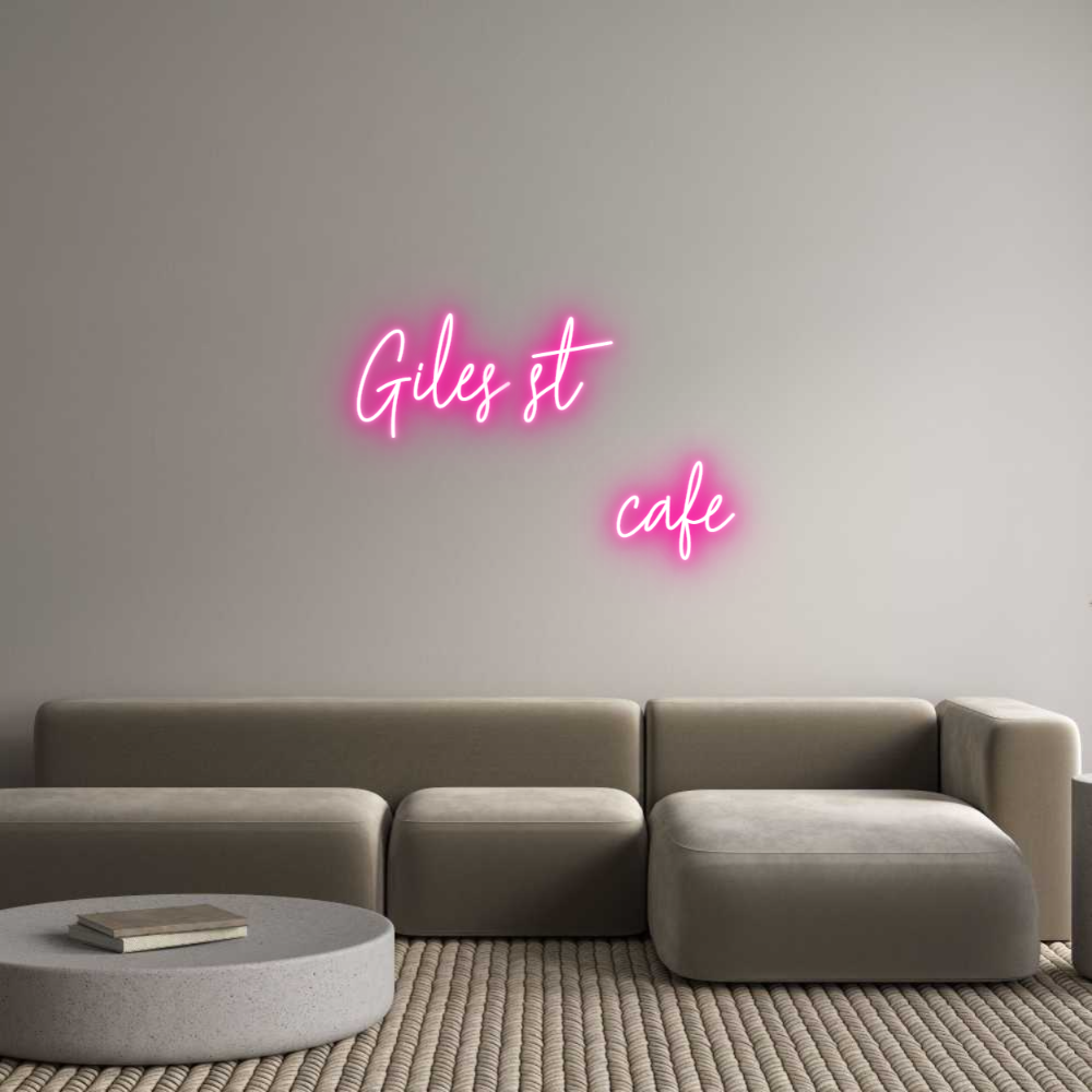 Custom Neon Text - Giles st 
  ...