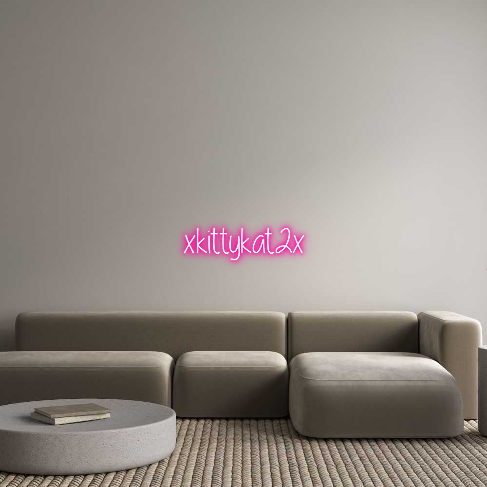 Custom Neon Text - xkittykat2x