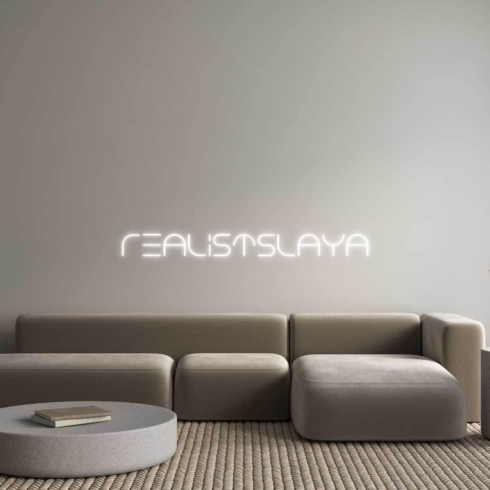 Custom Neon Text - RealistSlaya