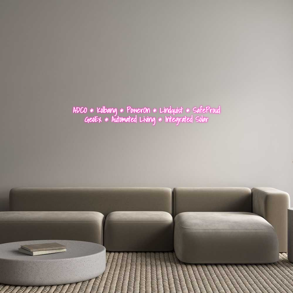 Custom Neon Text - ADCO * Kolban...