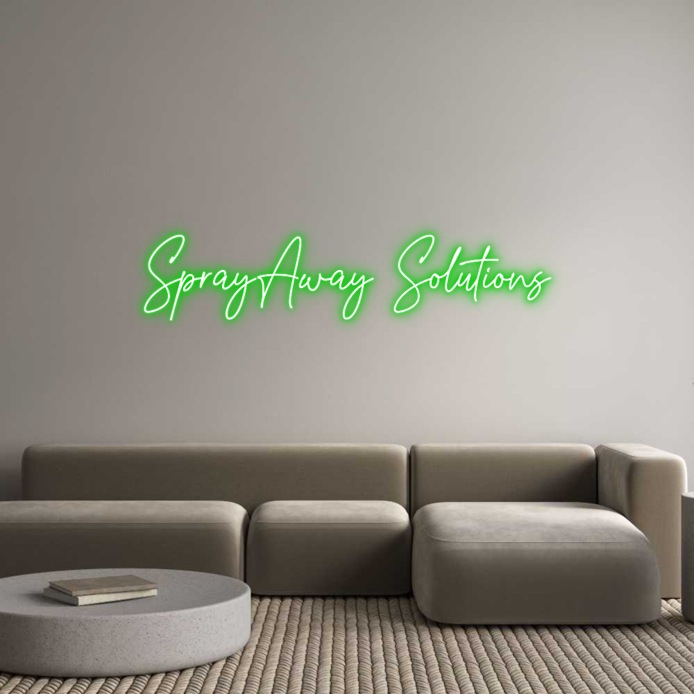 Custom Neon Text - SprayAway Sol...