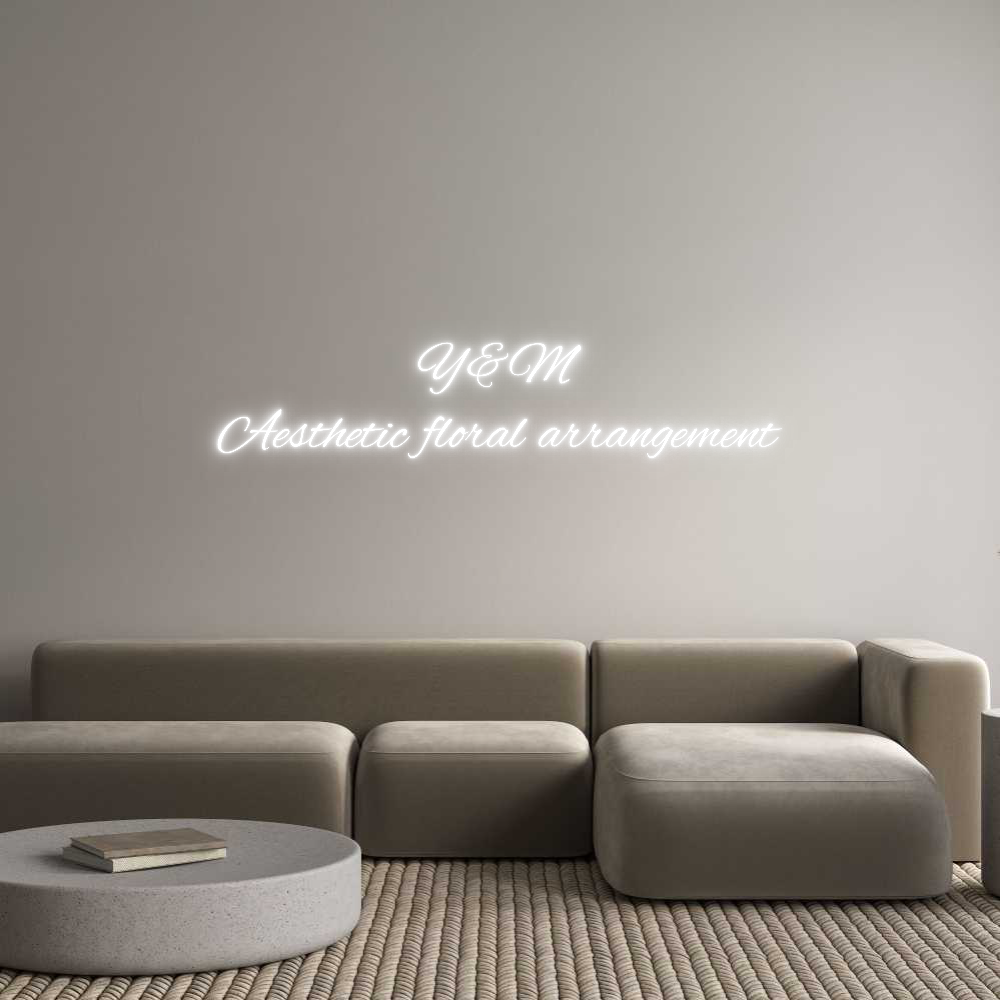 Custom Neon Text - Y&M
Aestheti...