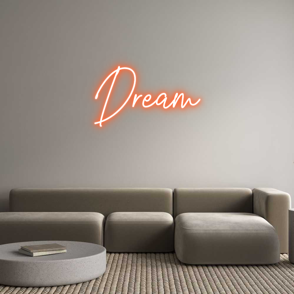 Custom Neon Text - Dream