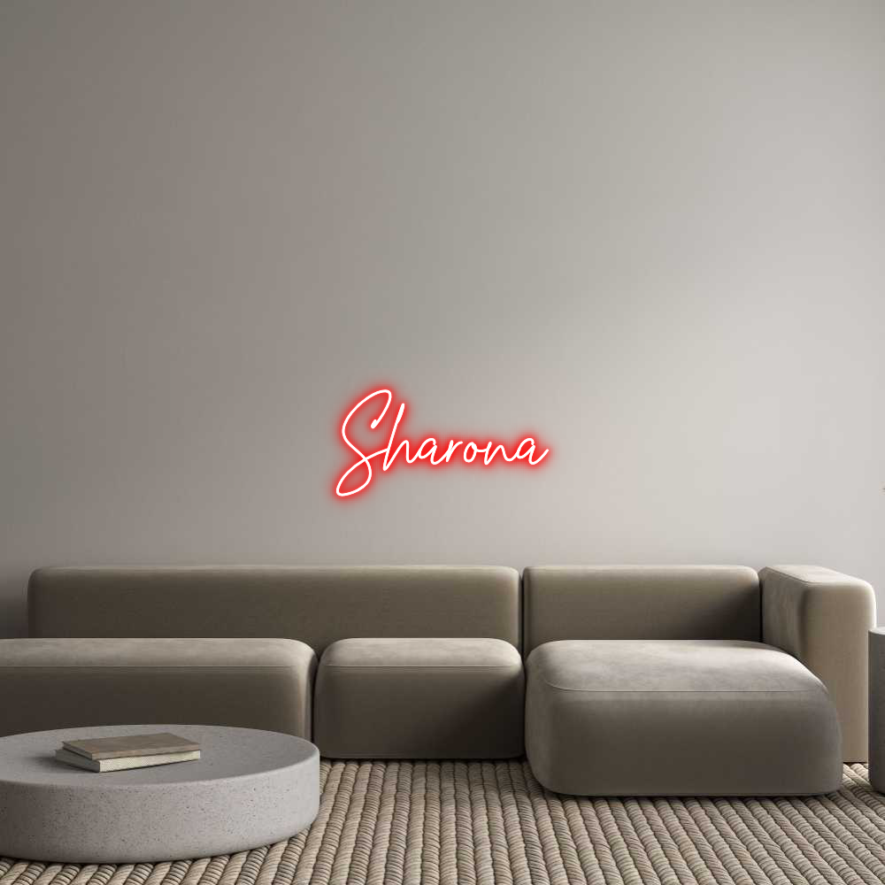 Custom Neon Text - Sharona