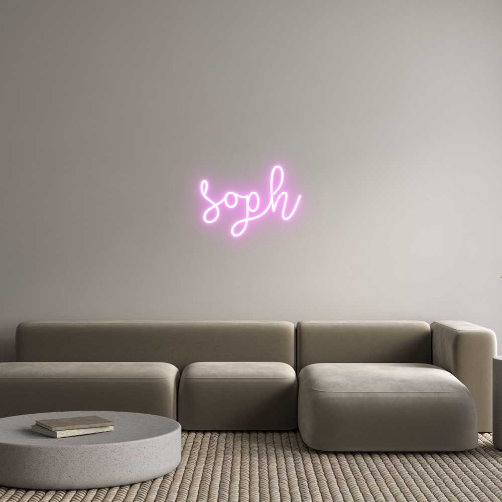 Custom Neon Text - soph