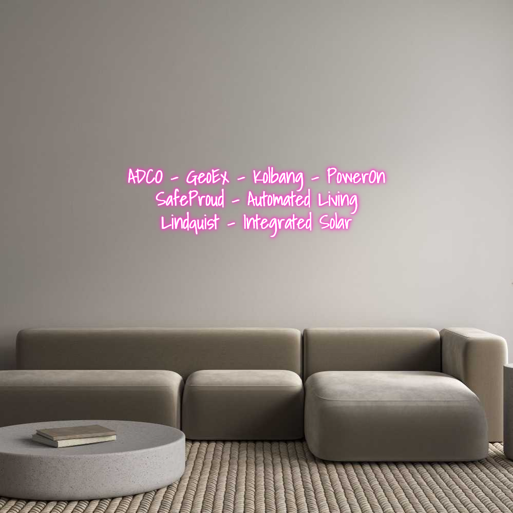 Custom Neon Text - ADCO - GeoEx ...