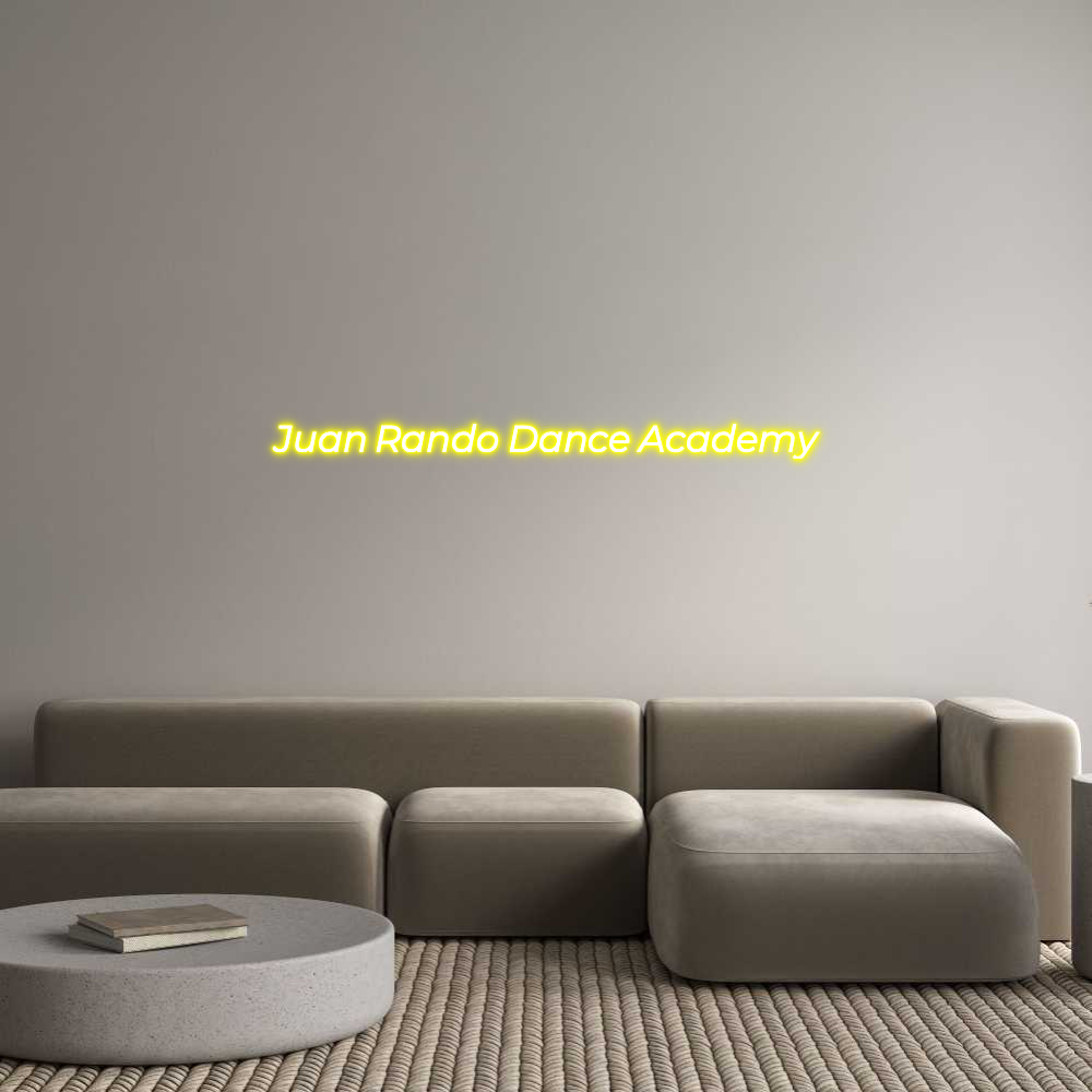 Custom Neon Text - Juan Rando Da...