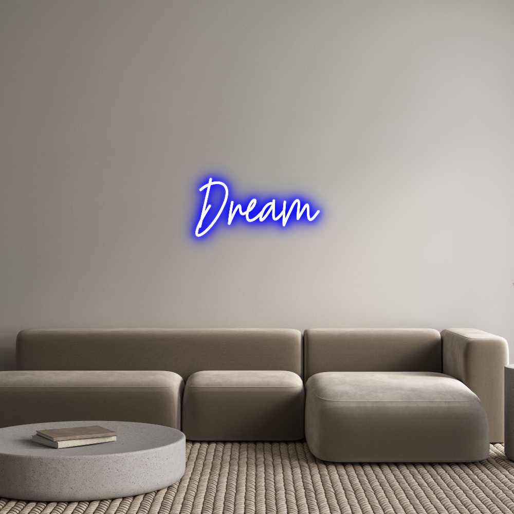 Custom Neon Text - Dream