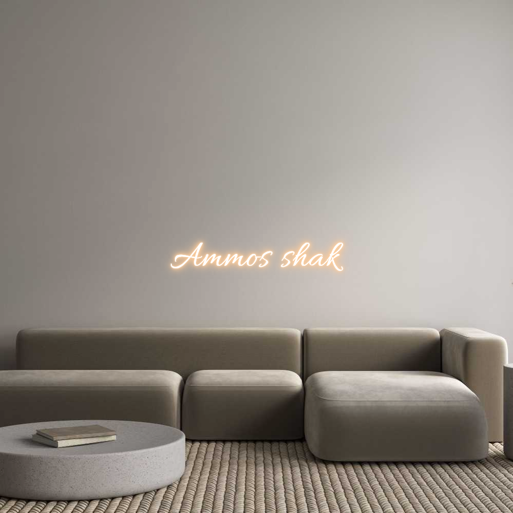 Custom Neon Text - Ammos shak