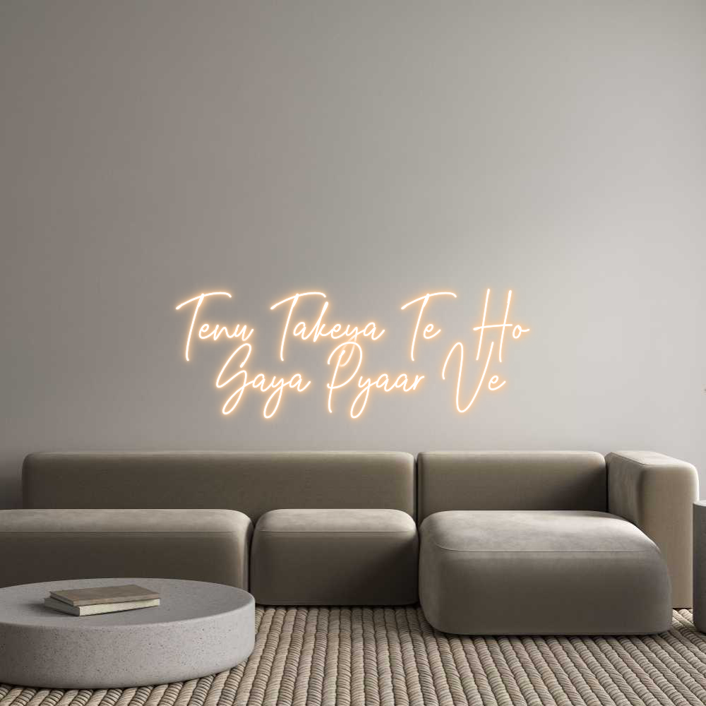 Custom Neon Text - Tenu Takeya T...