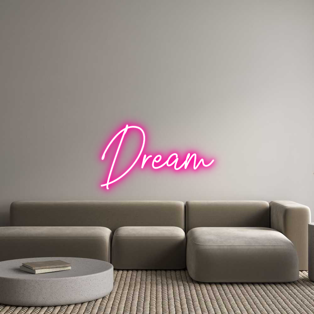 Custom Neon Text - Dream
