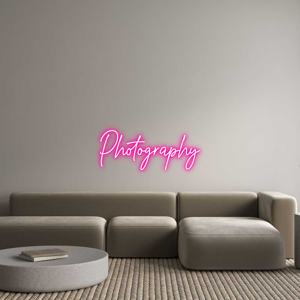Custom Neon Text - Photography