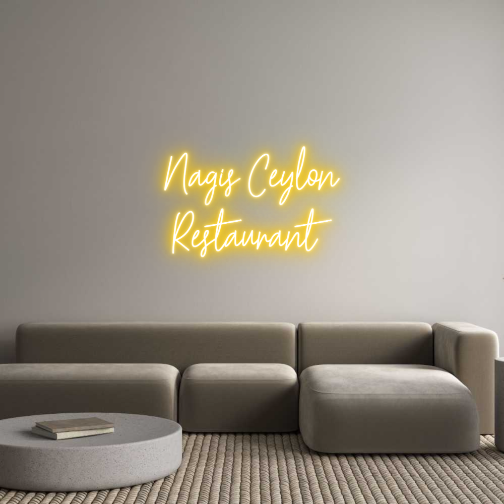 Custom Neon Text - Nagis Ceylon
...