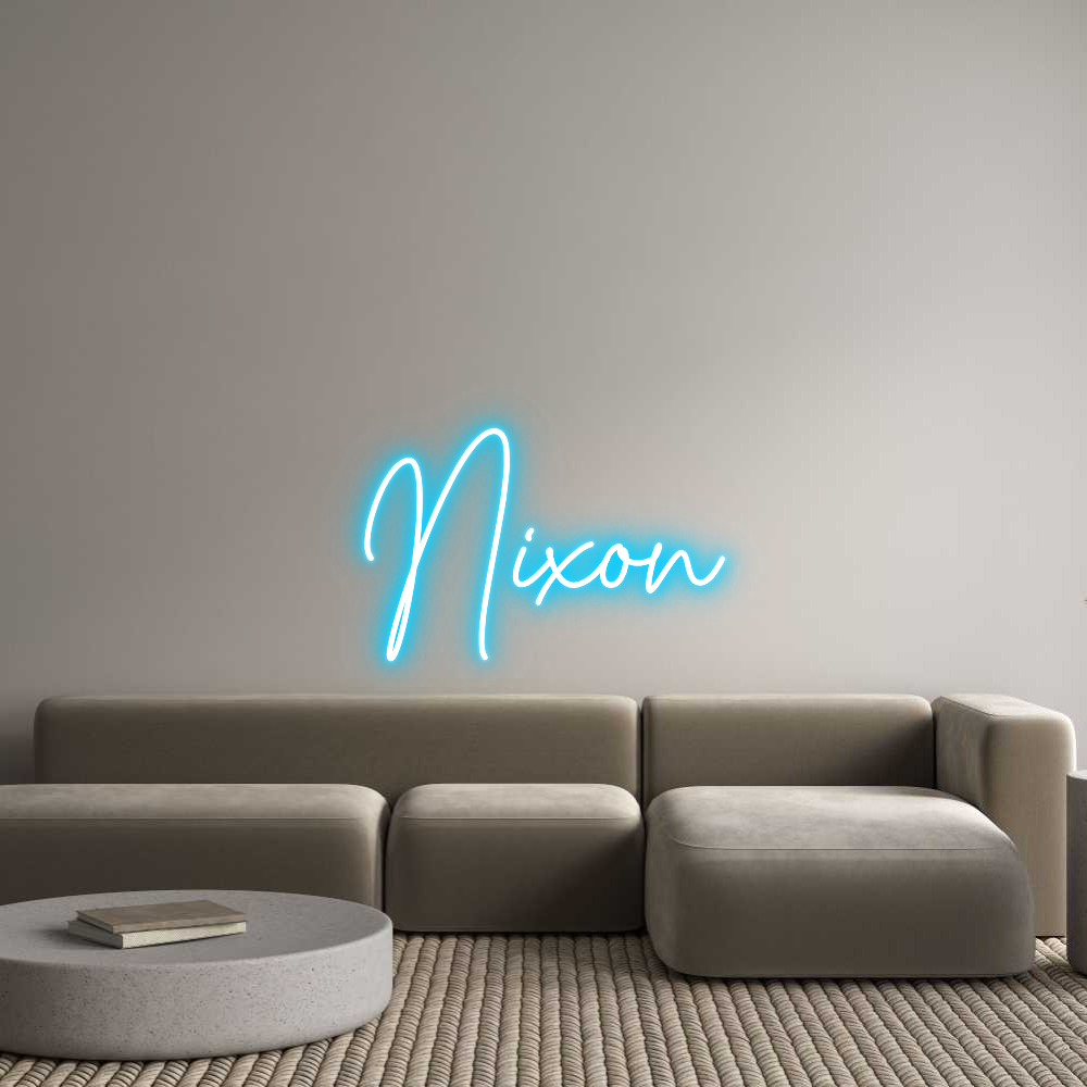 Custom Neon Text - Nixon