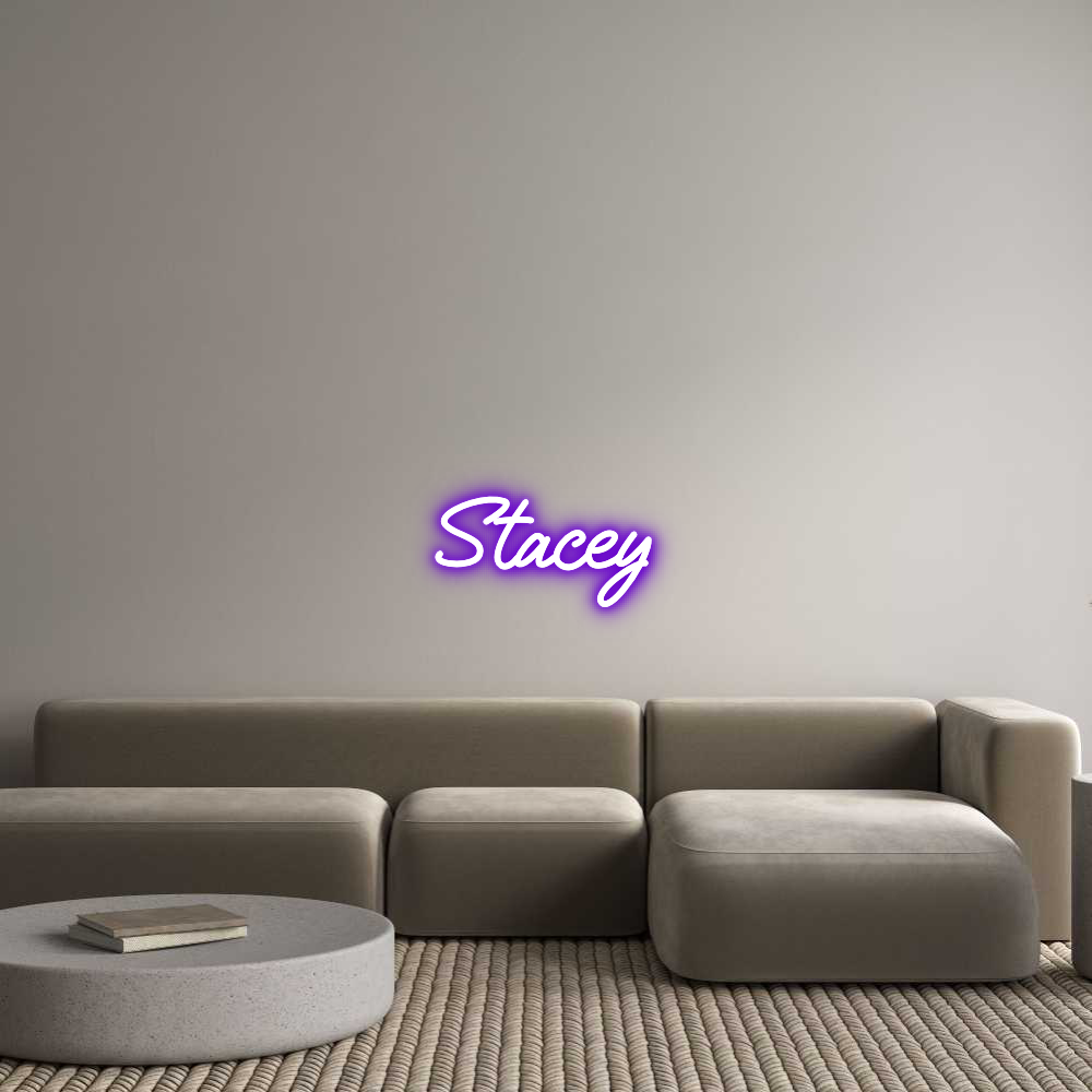 Custom Neon Text - Stacey