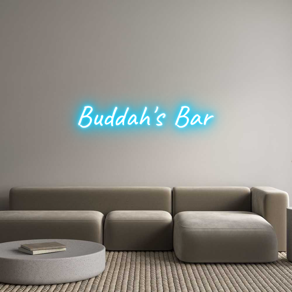 Custom Neon Text - Buddah's Bar