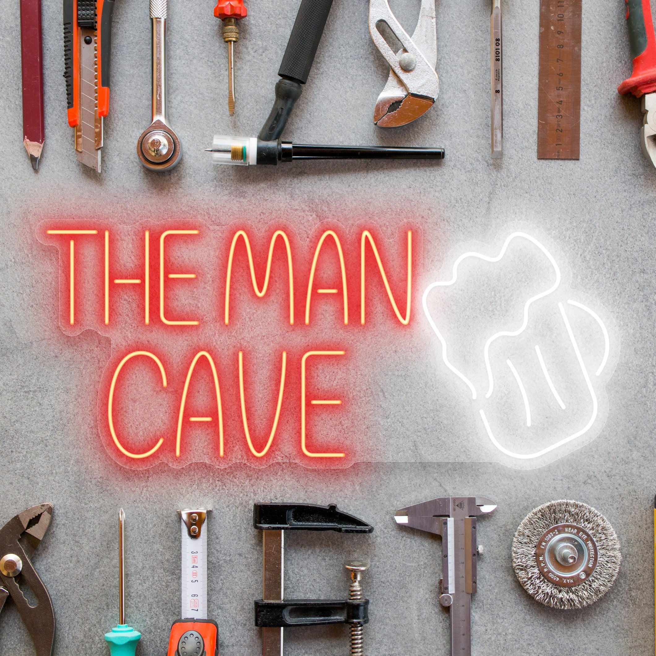 Neon Sign For Mancaves - Custom Indoor LED Signs High Quality Made To Order