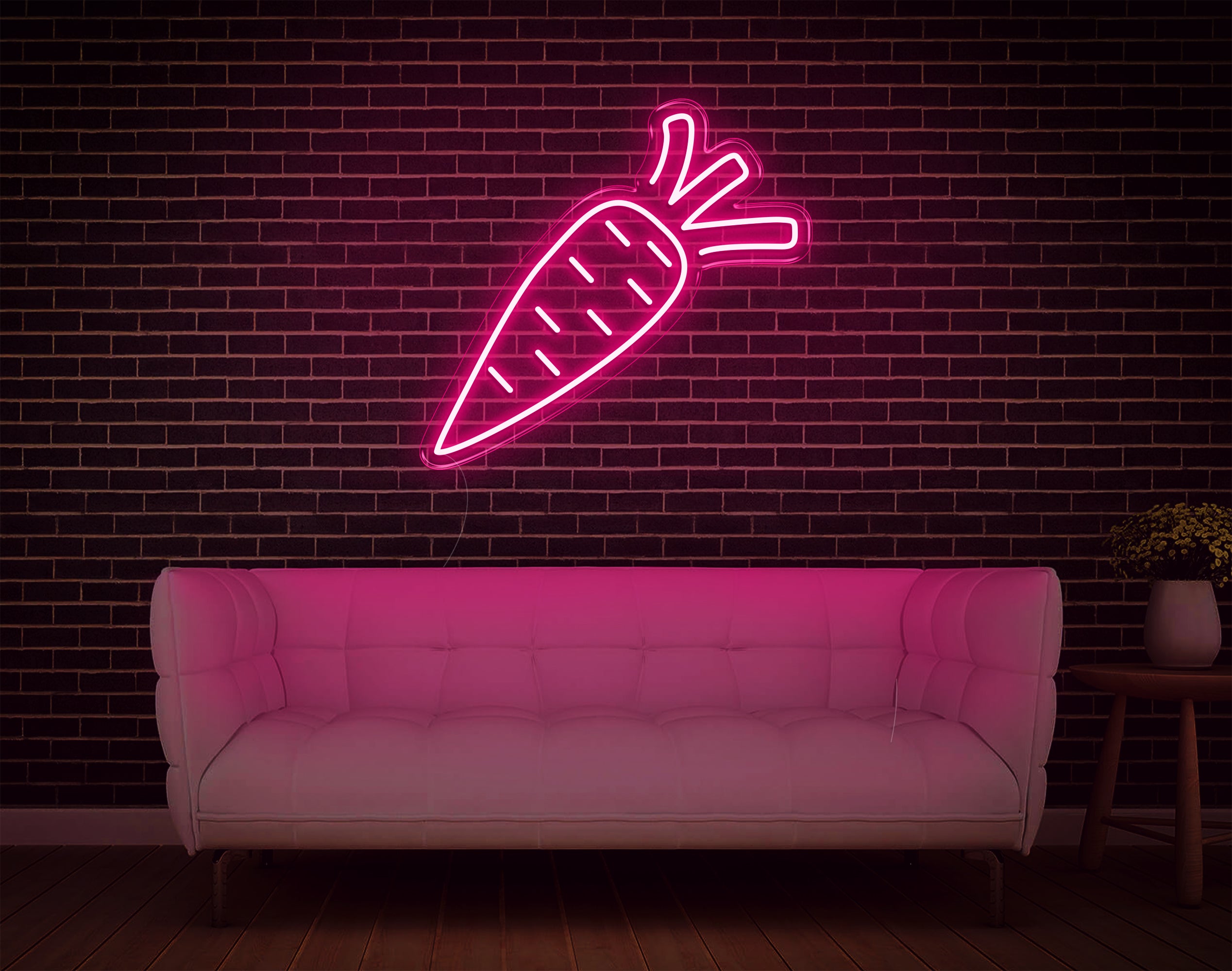 Carrot LED Neon Sign