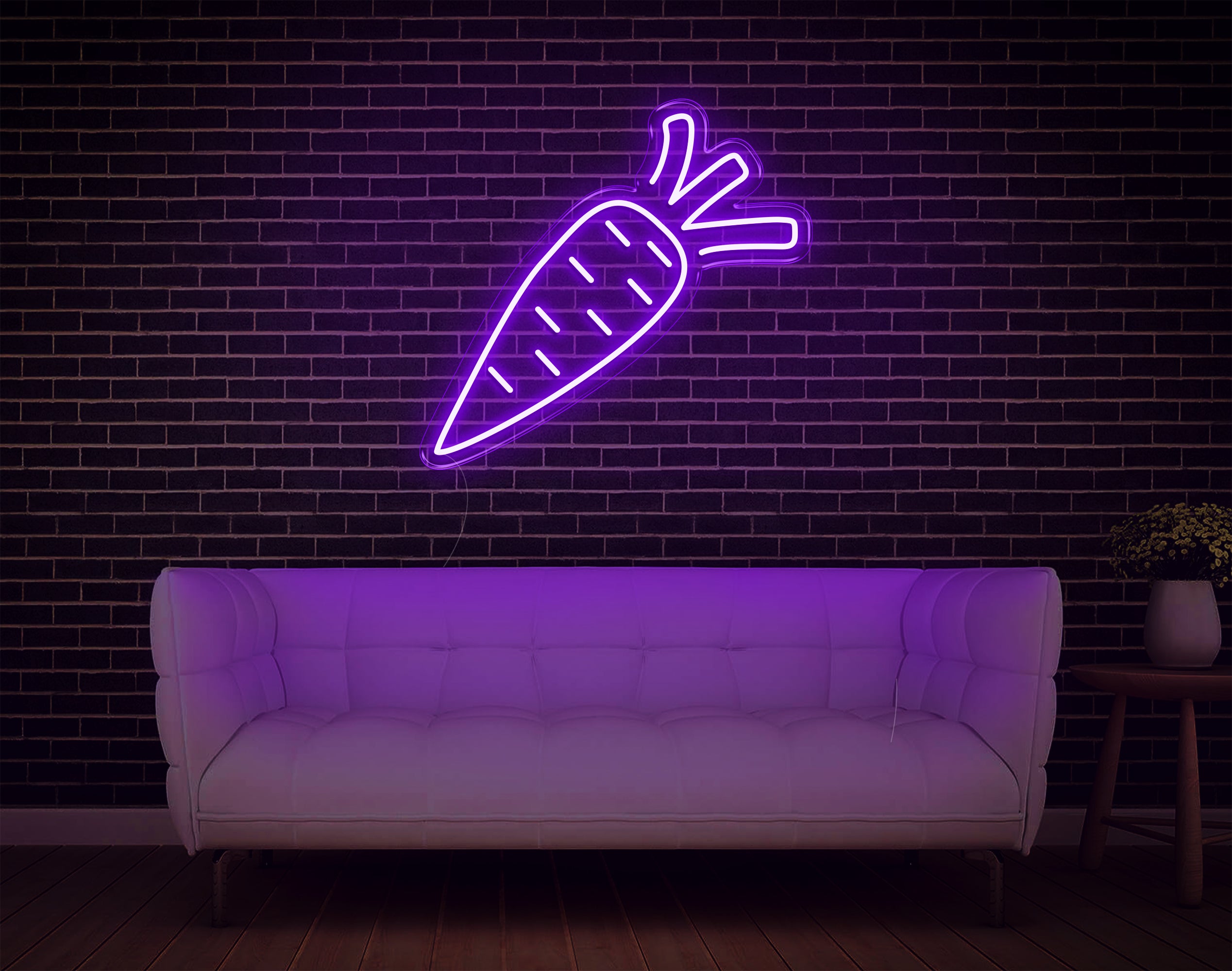 Carrot LED Neon Sign