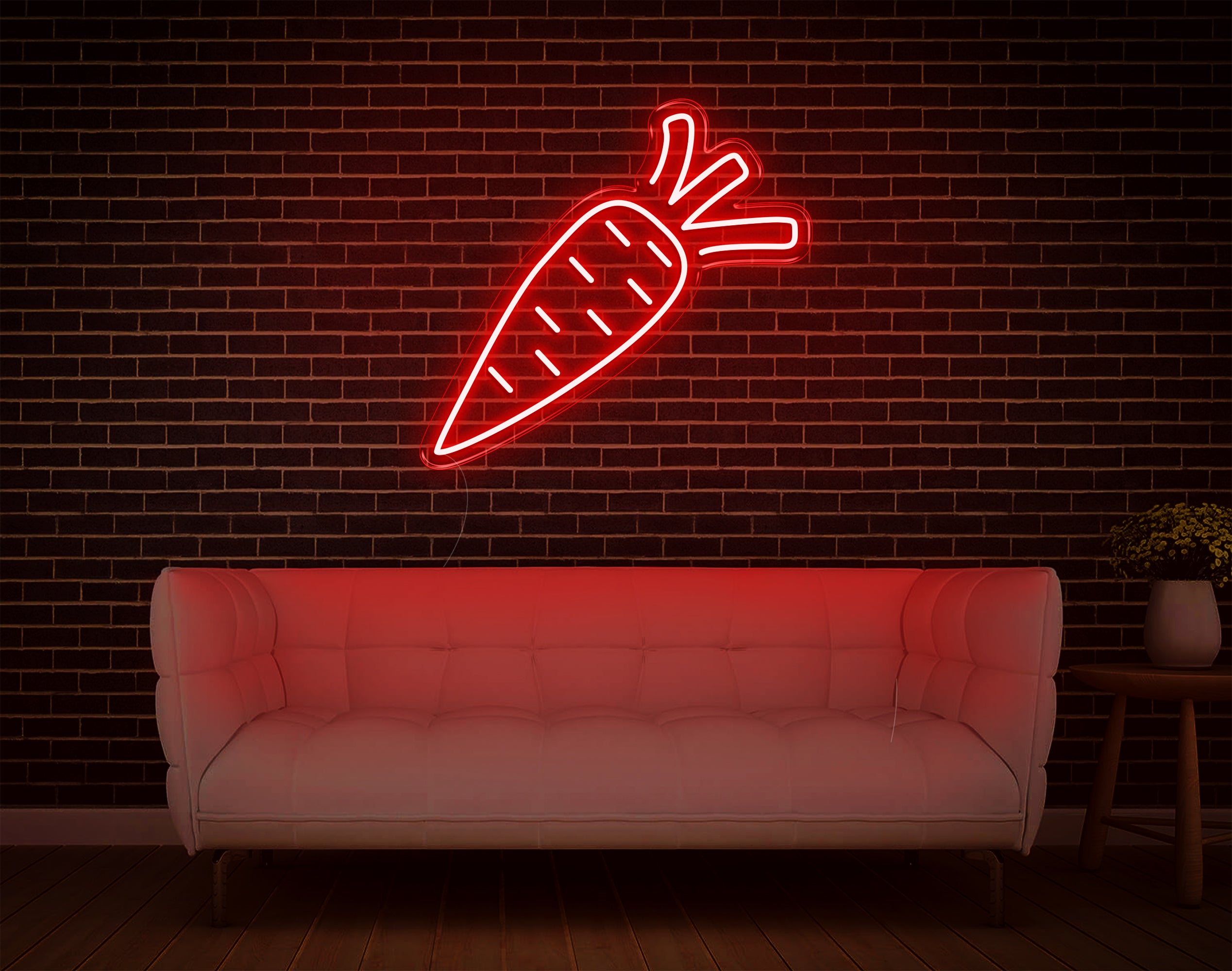 Carrot LED Neon Sign