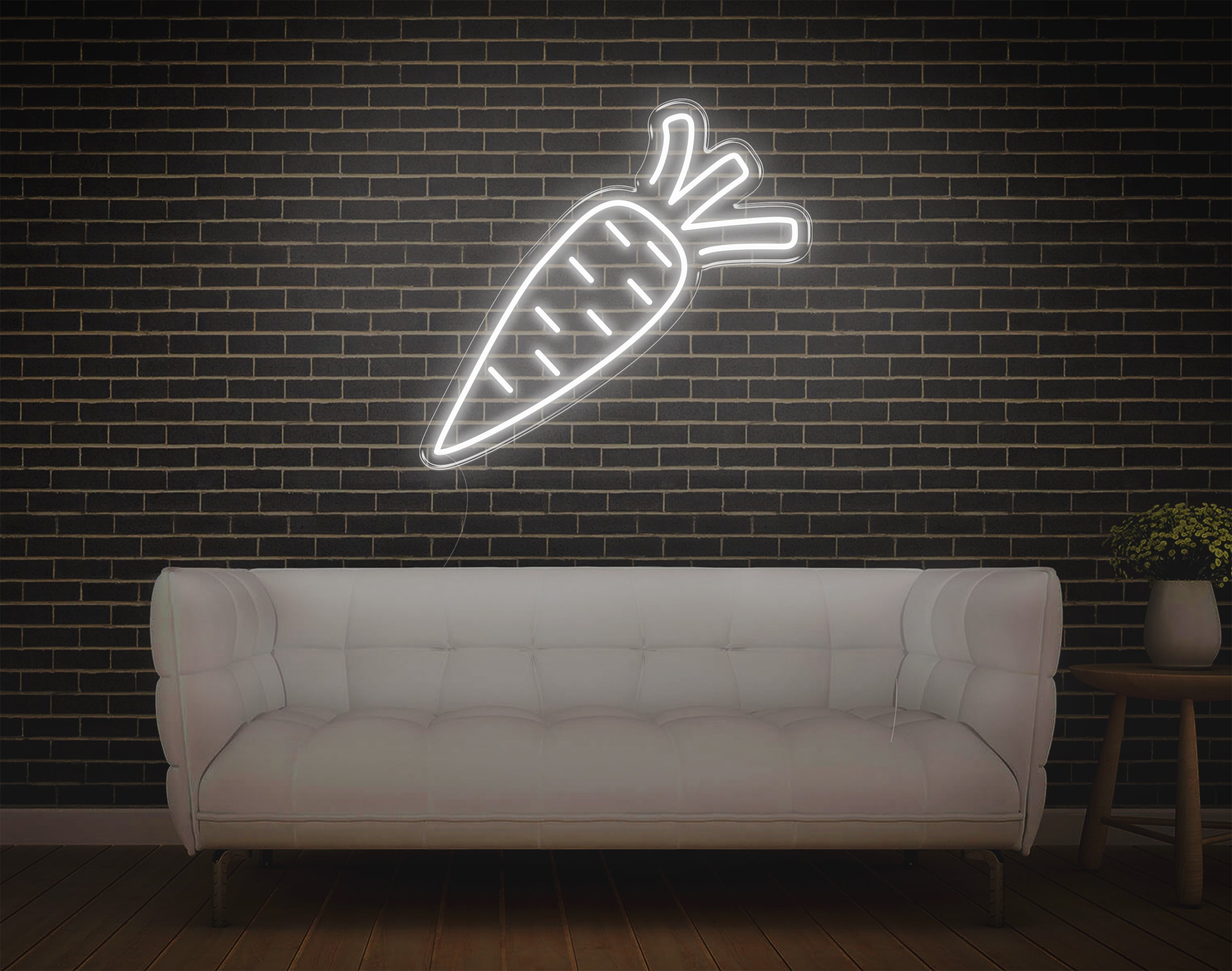 Carrot LED Neon Sign