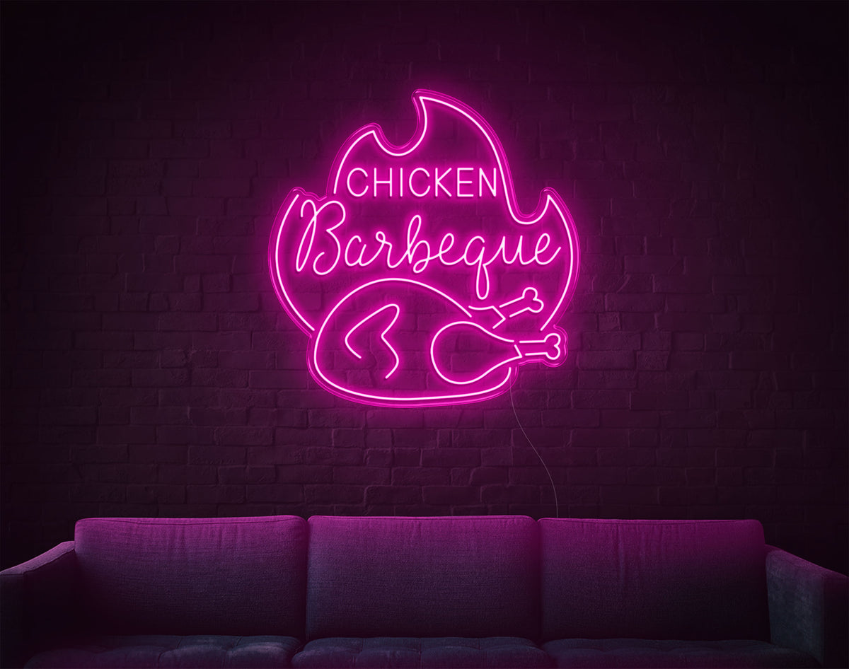 Hot Chicken Wings Dual Color LED Enseigne Lumineuse Neon Sign