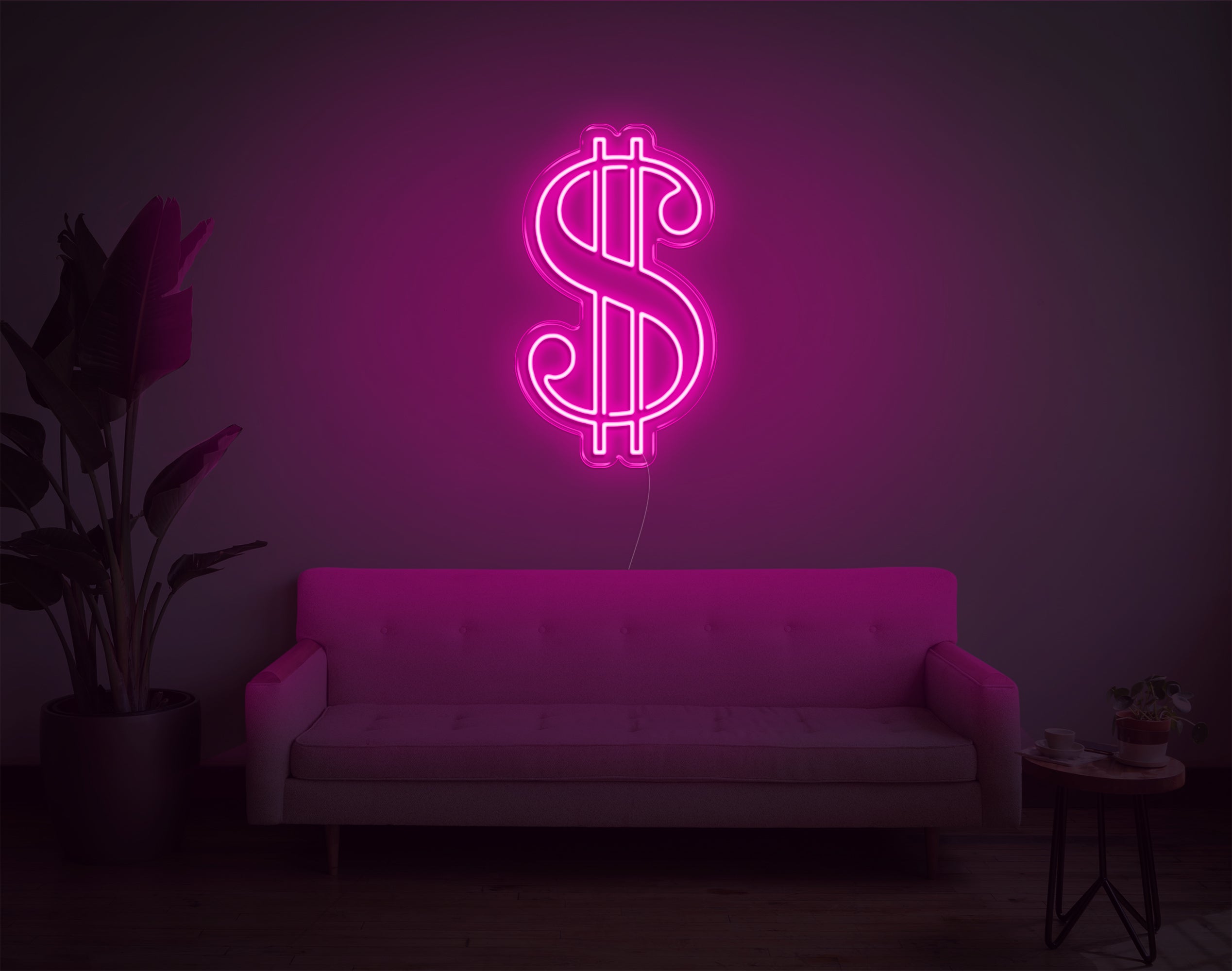 Dollar Sign LED Neon Sign