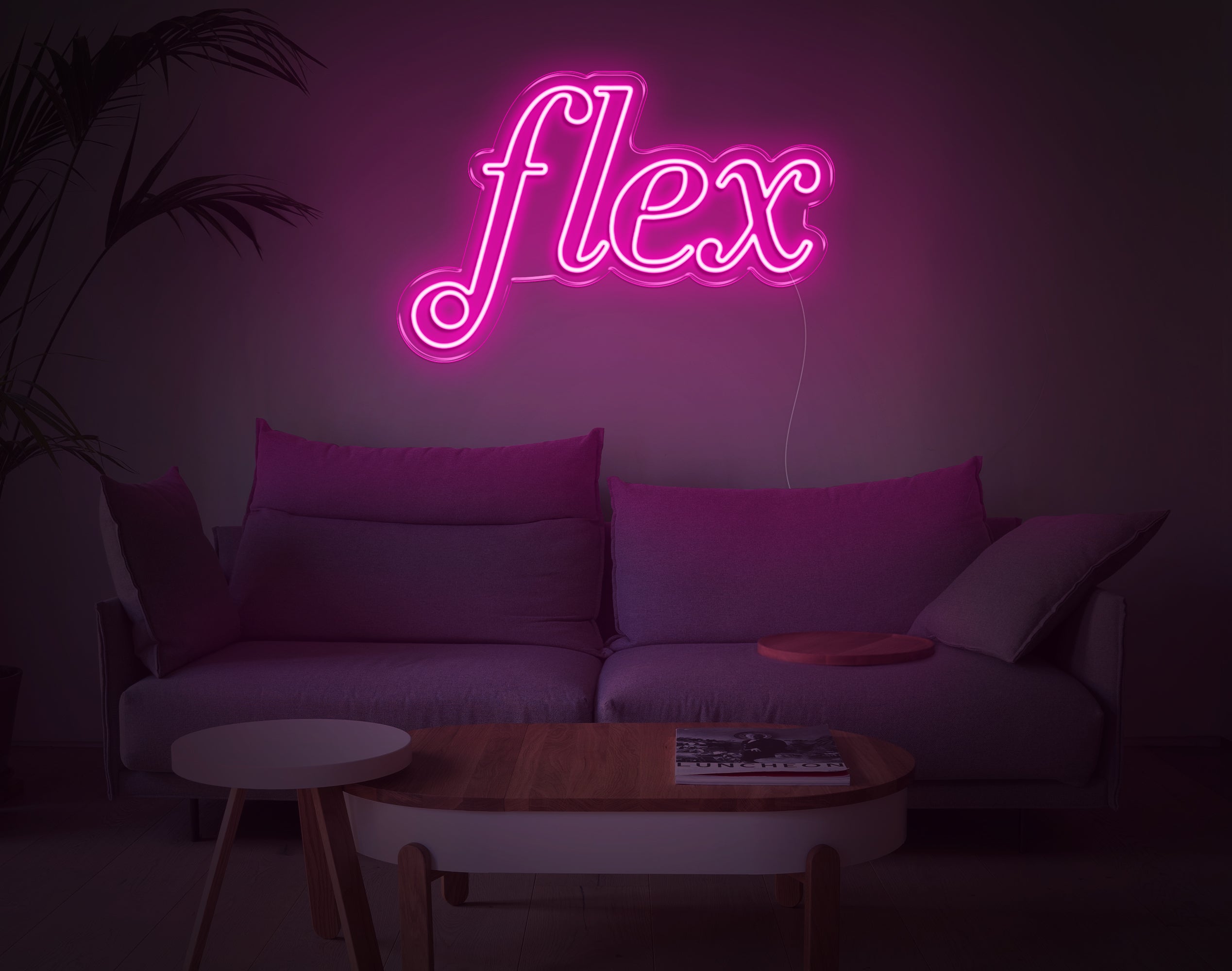 Flex shop neon sign