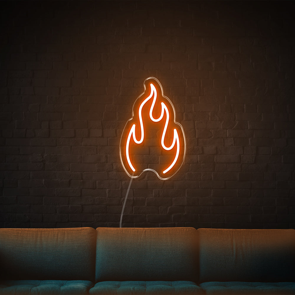 Led Sign On Fire Fire LED Neon Sign