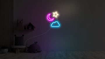 Space cheap neon light