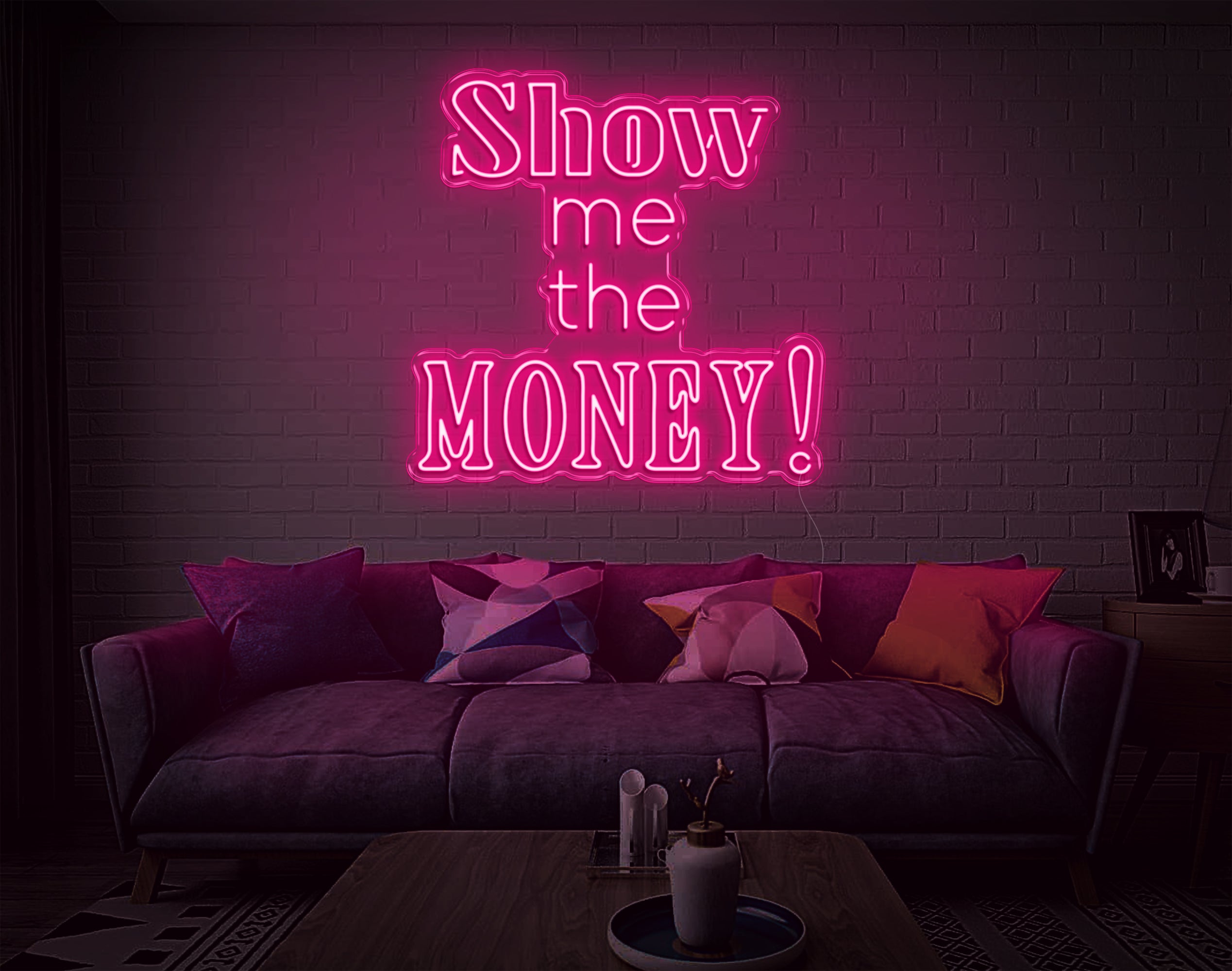 Show Me The Money! LED Neon Sign