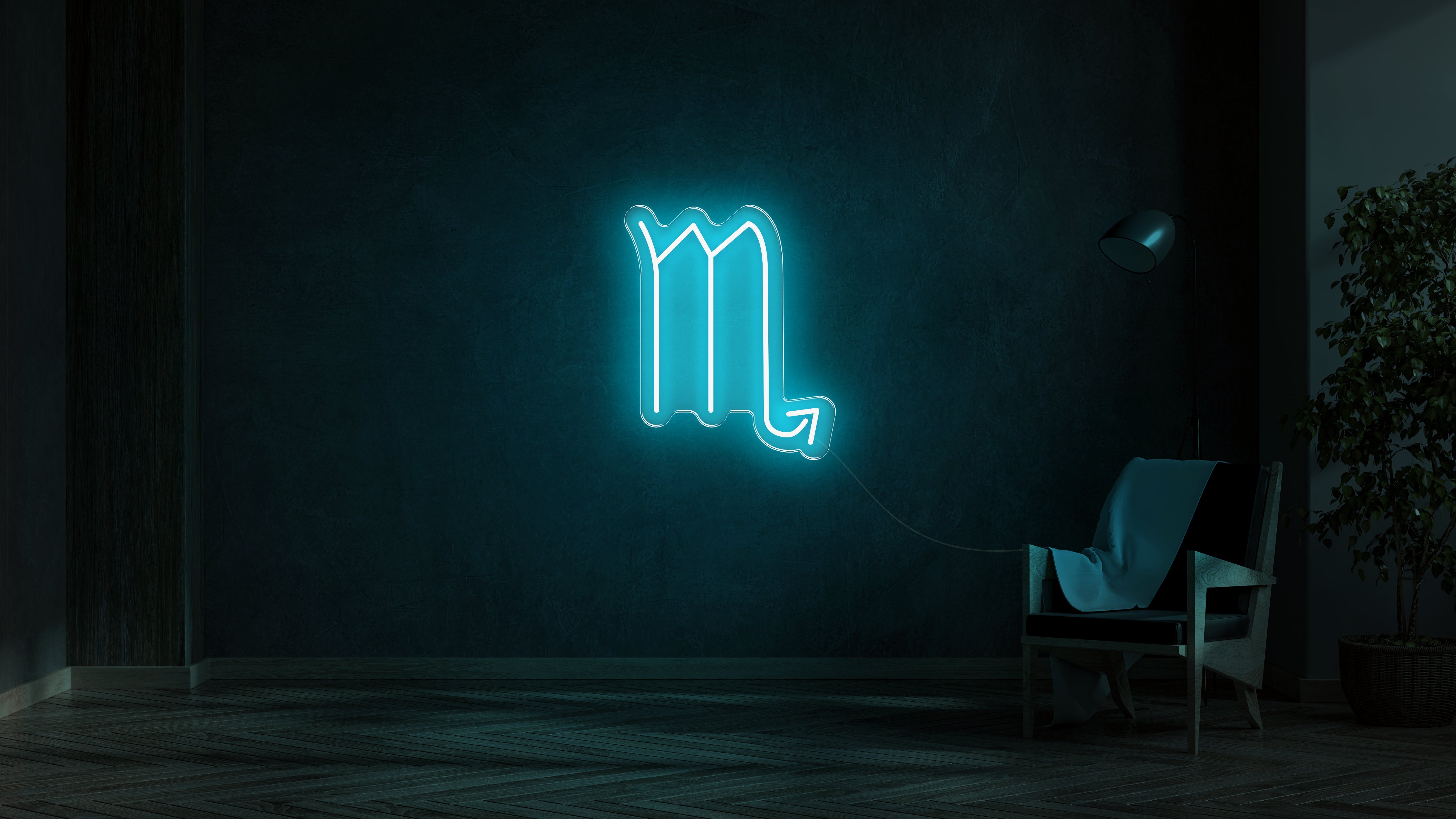 Scorpio LED neon sign