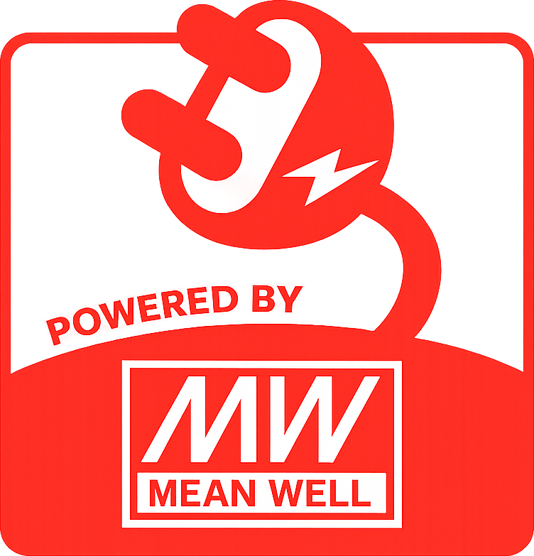Powered by Mean Well